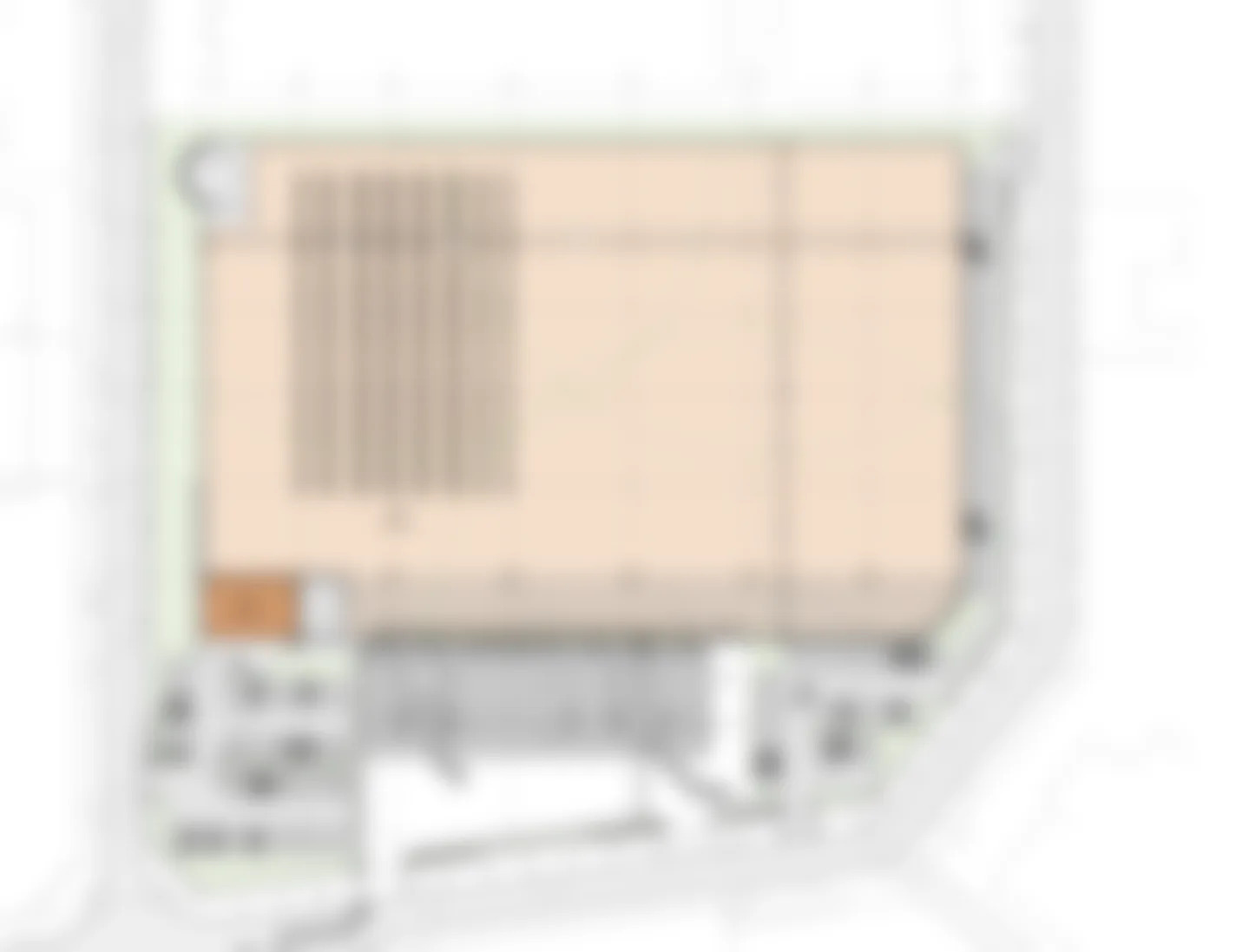 Plattegrond veghel blur